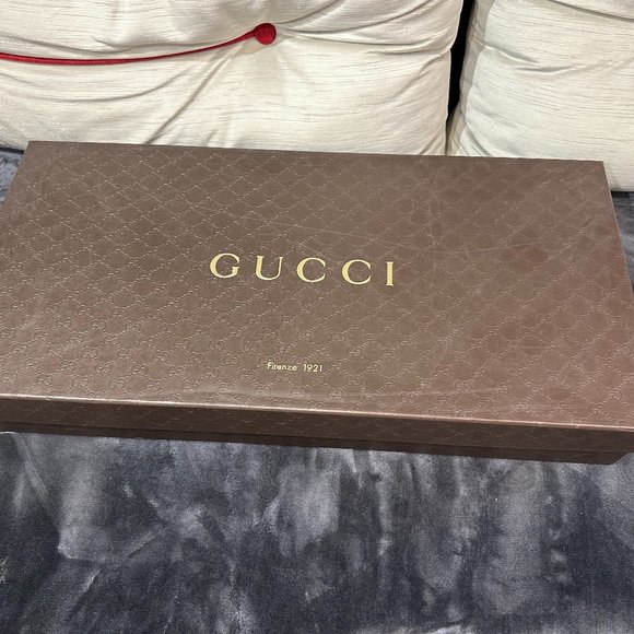 🌟 GUCCI WOMEN'S  BROWN SUEDE / SOFT NAPPA LEATHER BOOTS - Picture 7 of 7